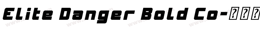 Elite Danger Bold Co字体转换